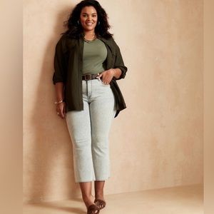 Banana Republic Curvy Cropped Bootcut Jean